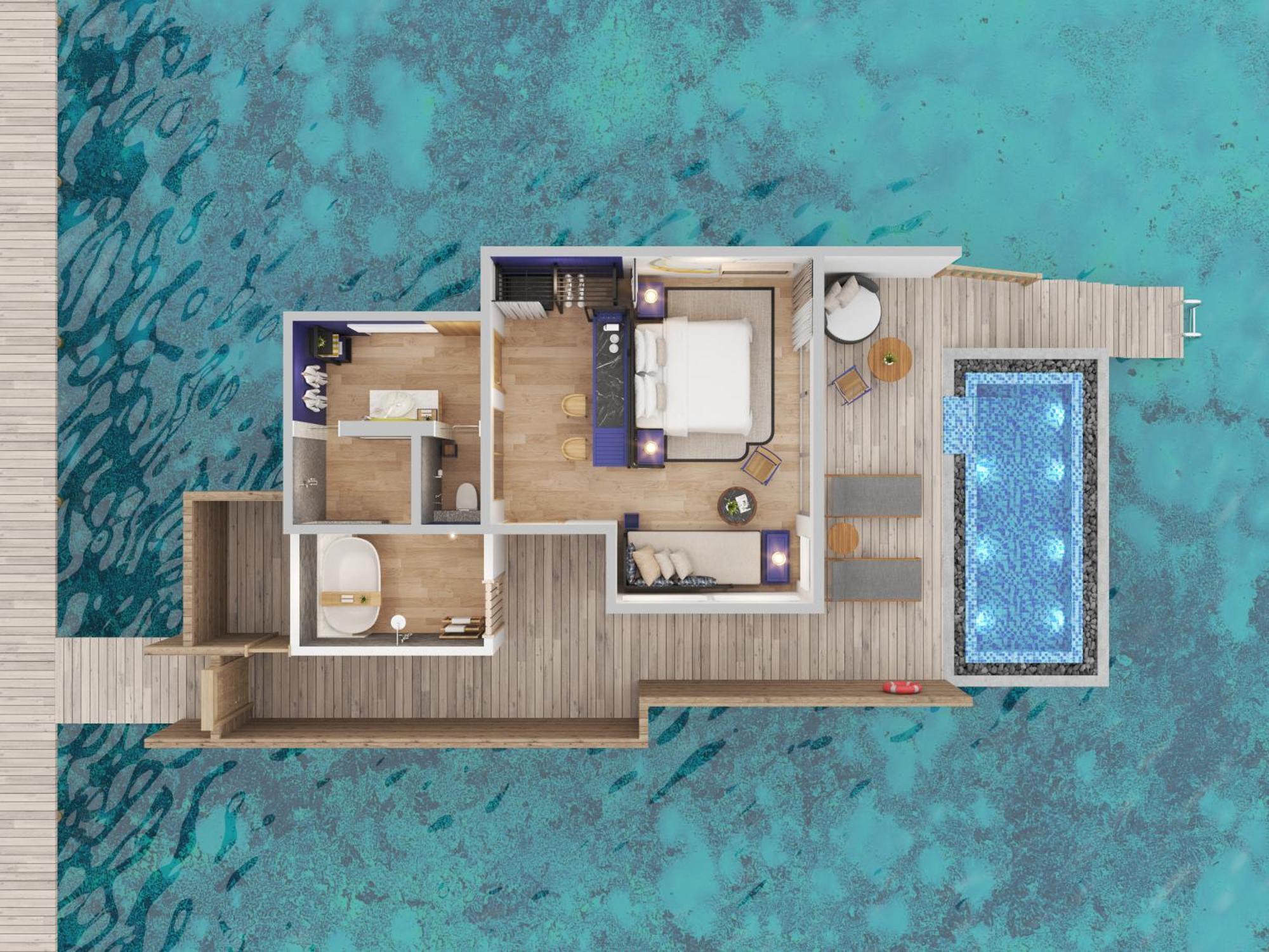Avani Plus Fares Maldives Resort - 50 Percent Off On Seaplane Transfer For Minimum Stay Of 3 Nights And More For Stays Until 31 October 2025 Kendhoo Pokoj fotografie